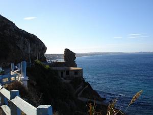 ORAN 10 2005 004 LA CORNICHE LE ROCHER DE LA VIEILLE